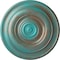 Ekena Millwork Niobe Ceiling Medallion (Fits Canopies up to 8 5/8"), 18"OD x 1 1/2"P, Copper Green Patina CM18NICGS - alternate 1